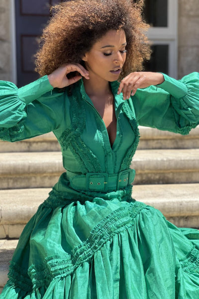 Starlet Maxi Dress - Green
