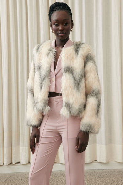 Noel Jacket - Ivory Grey