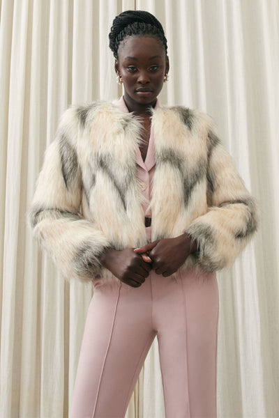 Noel Jacket - Ivory Grey