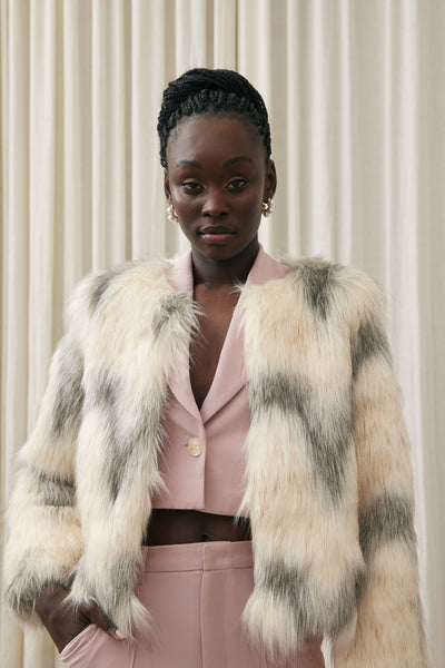 Noel Jacket - Ivory Grey