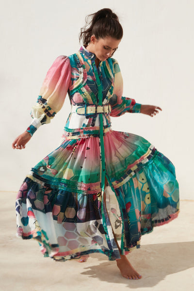 Queen Bee Maxi Dress - Bright