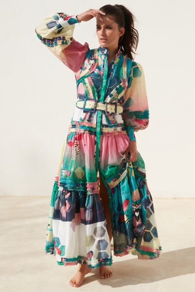 Queen Bee Maxi Dress - Bright