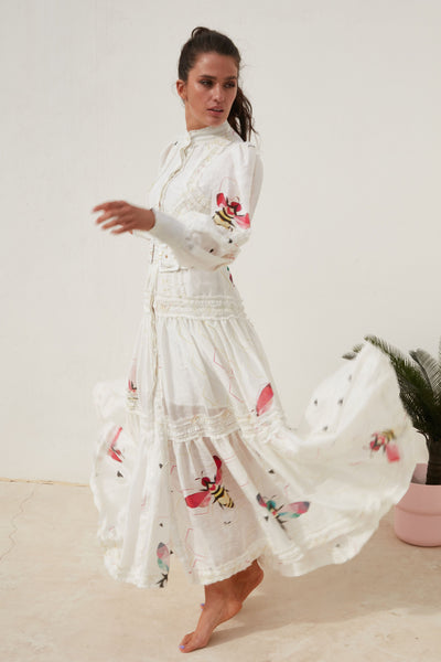 Queen Bee Maxi Dress - Light