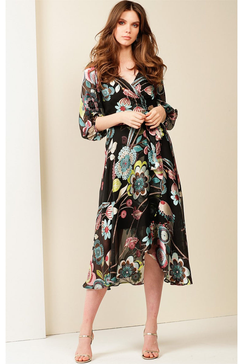 Sacha drake 2025 sarah wrap dress