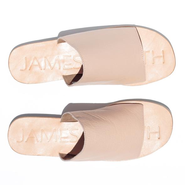 Off Duty Leather Slide - Ballet