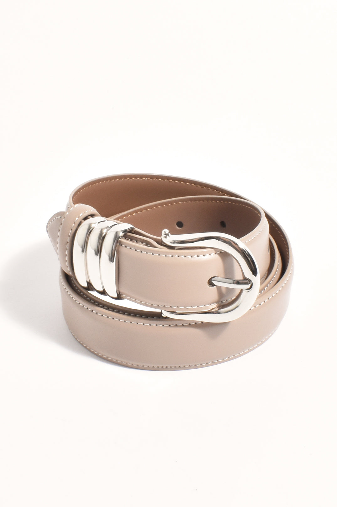 The Essential Metal Buckle Belt - Camel