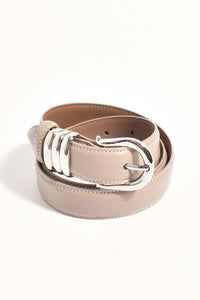 The Essential Metal Buckle Belt - Camel
