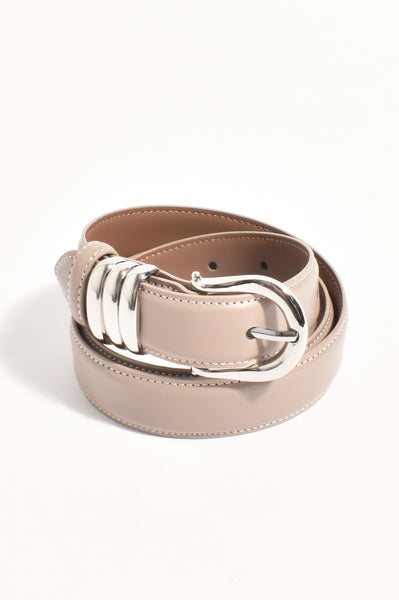 The Essential Metal Buckle Belt - Camel