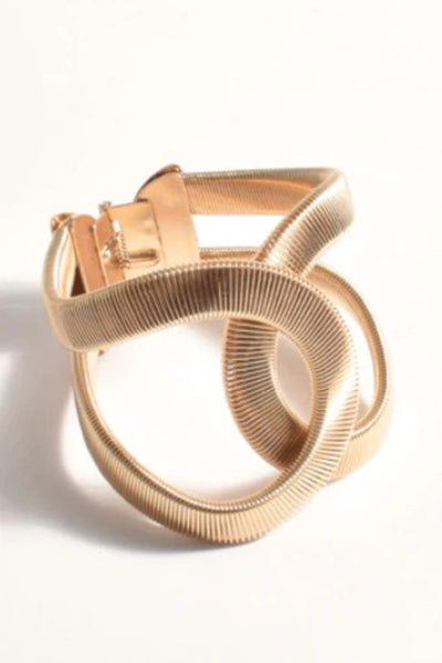 Athena Metal Event Cuff - Gold
