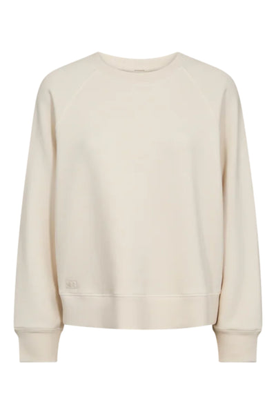 Abello O-LS Basic Sweatshirt - Ecru