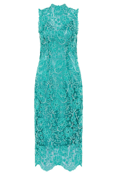 Alessia Shift Midi Dress - Turquoise SIZE 14 ONLY