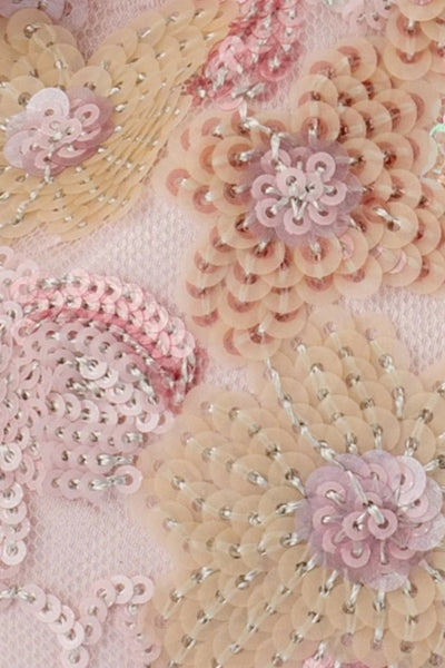 Alfie Floral Sequin Bag - Blush