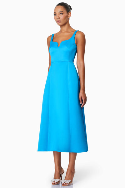 Alice Midi Dress - Aqua