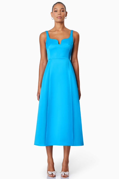 Alice Midi Dress - Aqua