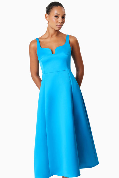 Alice Midi Dress - Aqua