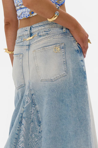Alika Oasis Odyssey A-Line Maxi Skirt