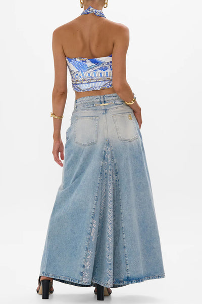 Alika Oasis Odyssey A-Line Maxi Skirt