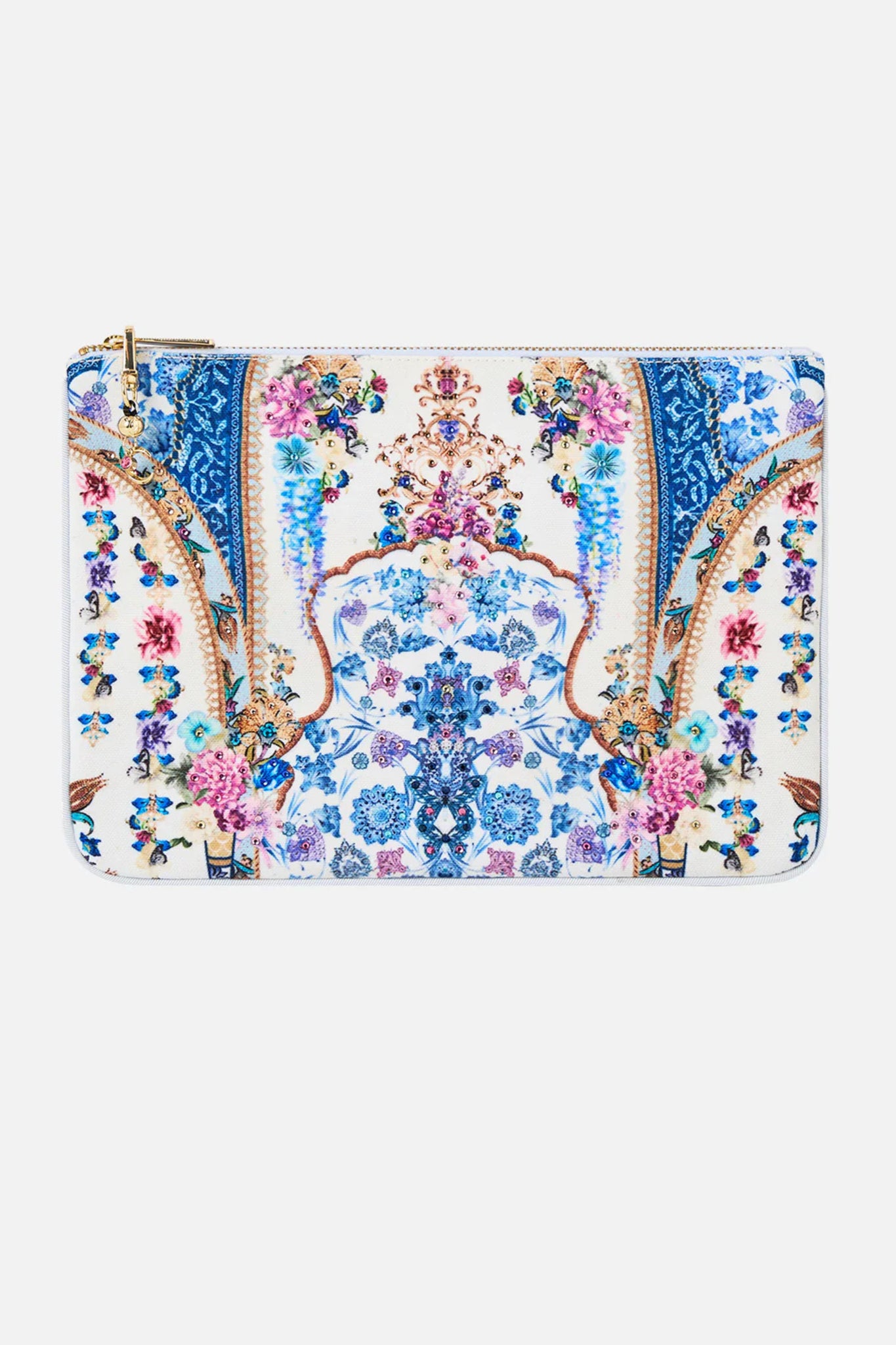 All About This Lace Small Canvas Clutch