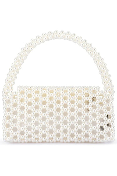 Amrita Bead Top Handle - Pearl