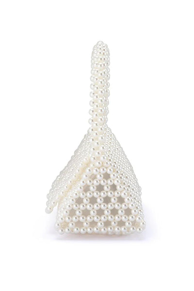 Amrita Bead Top Handle - Pearl