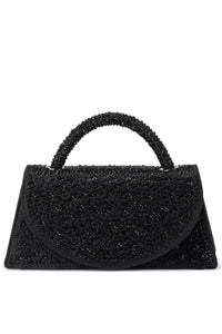 Anna Hotfix Top Handle Bag - Black