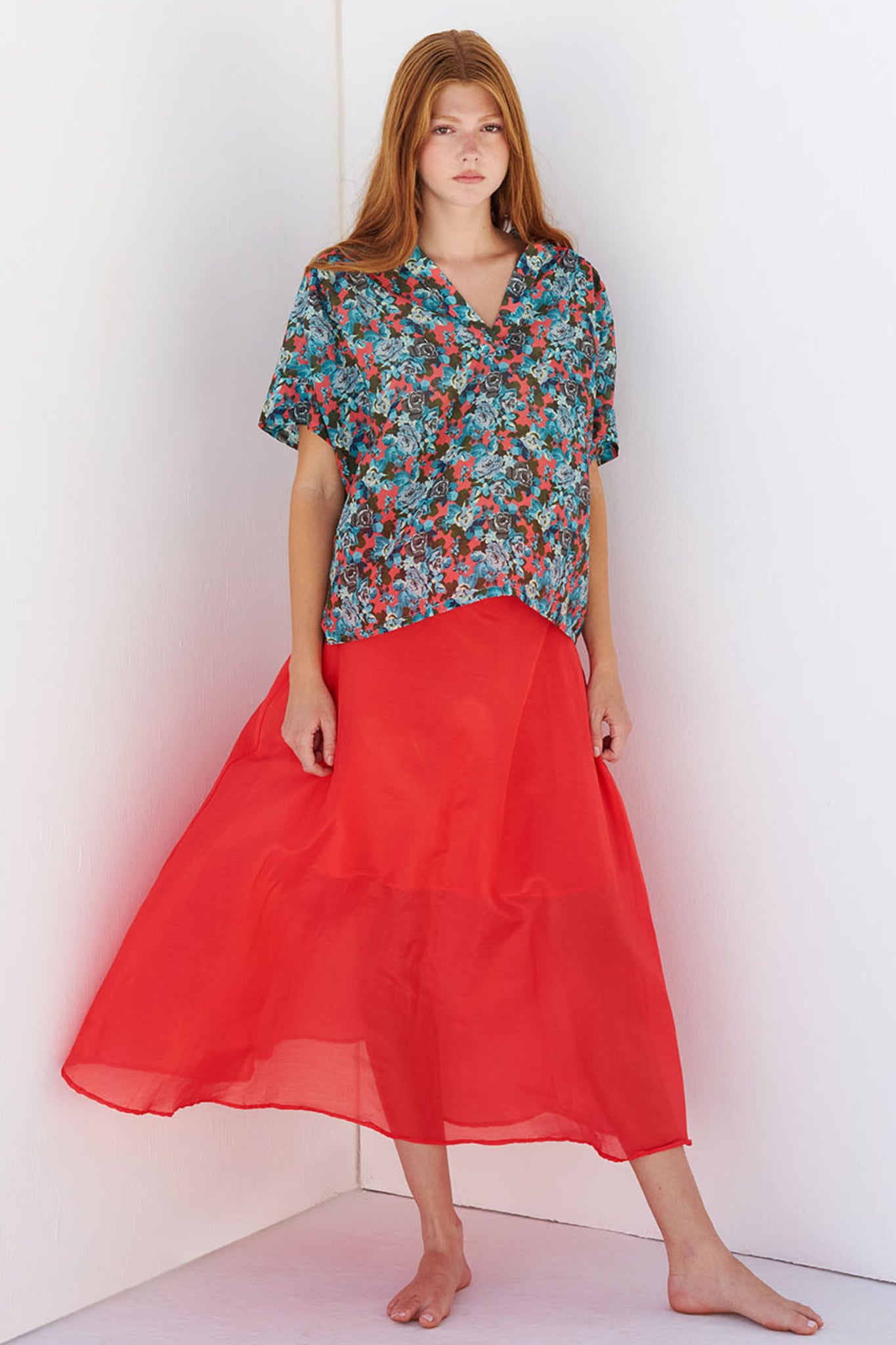 Appolie Skirt - Coral
