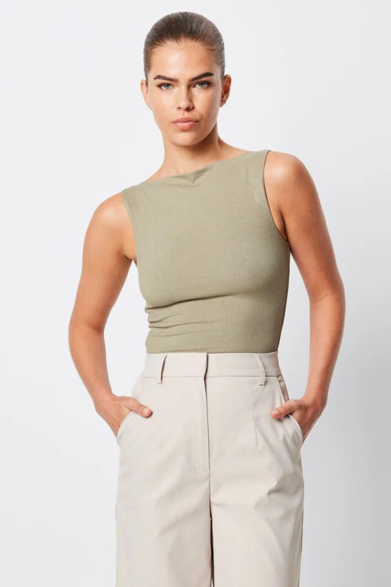 Arles Top - Khaki