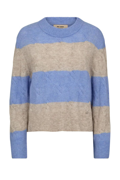Aryna Aidy O-Neck Knit - Hydrangea