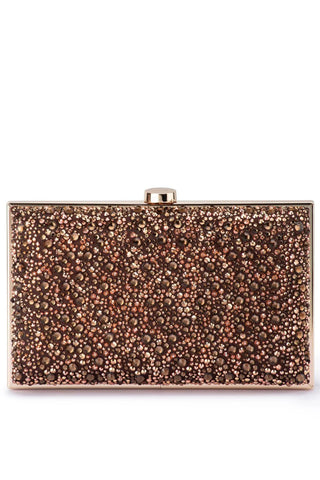 Asha Hotfix Clutch - Chocolate