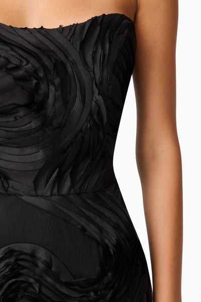 Asher Midi Dress Black
