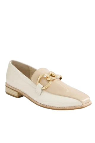 Ashvil Patent Leather Loafer - Cafe Ivory