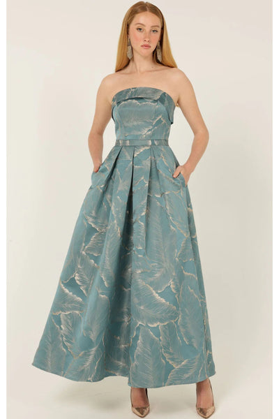 Atelier Bolero and Gown Set - Swedish Blue Gold