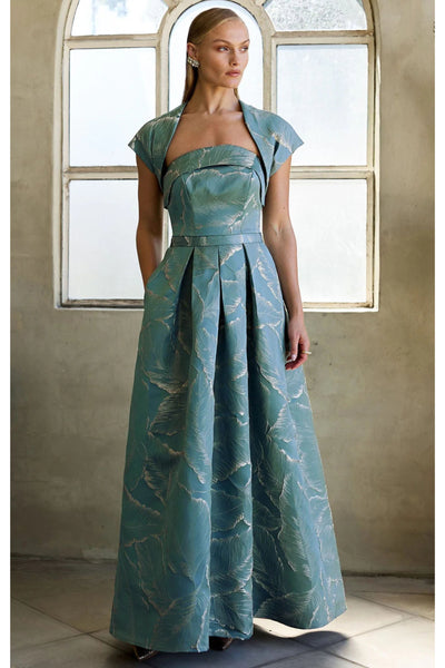 Atelier Bolero and Gown Set - Swedish Blue Gold