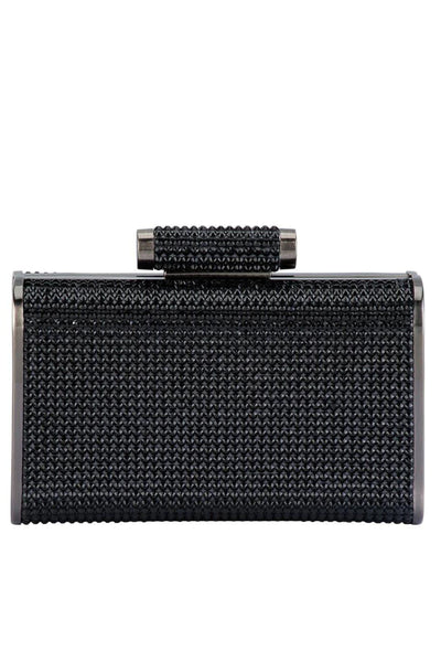 Bae Crystal Clutch - Black