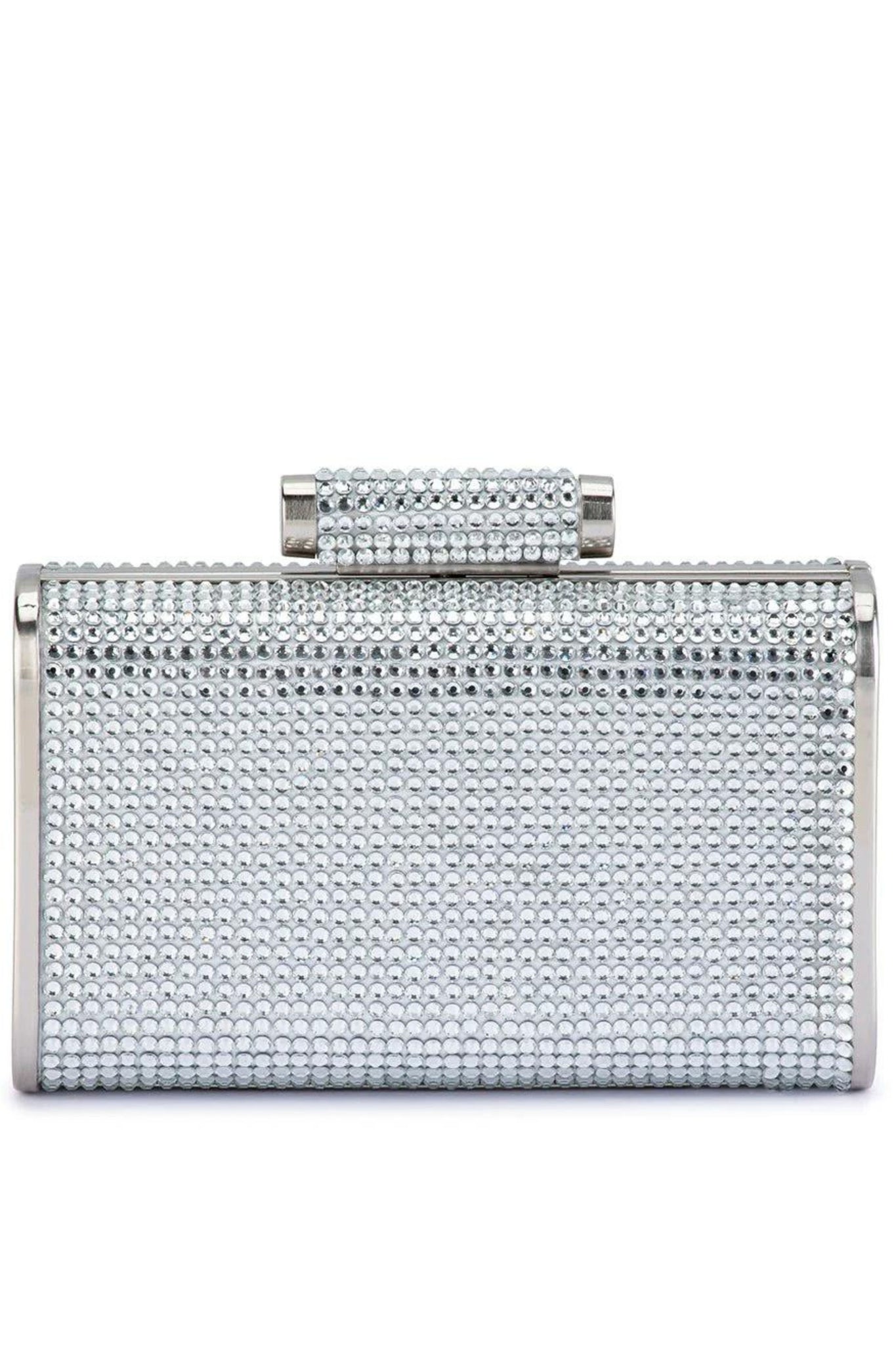 Bae Crystal Clutch - Silver