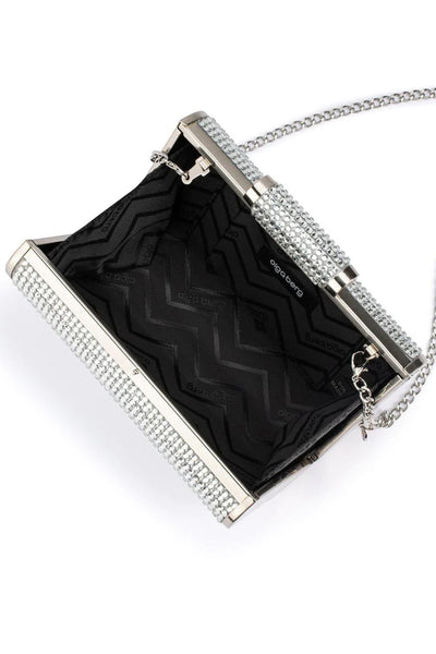 Bae Crystal Clutch - Silver