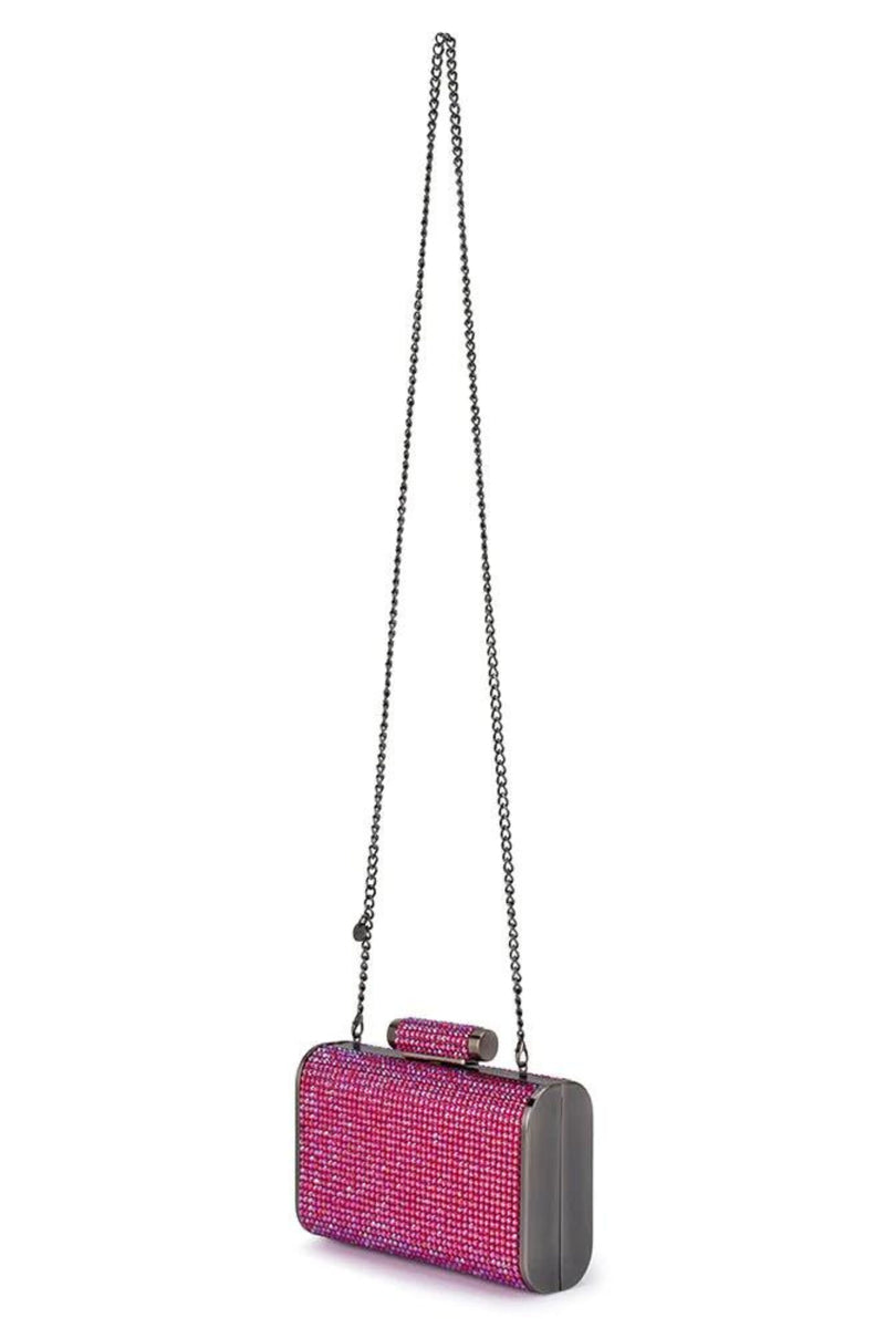 OLGA BERG STOCKISTS Bae Crystal Hot Fix Clutch - Fuchsia Pink – Smoke ...