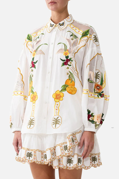 Balloon Sleeve Blouse - Va Va Vintage