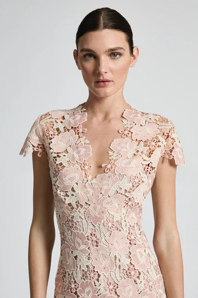 Belinda Dress - Blush Cream