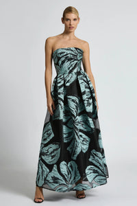Bella Gown - Mint Black