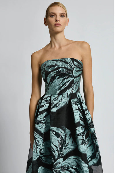 Bella Gown - Mint Black