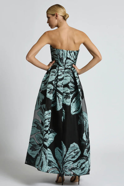 Bella Gown - Mint Black
