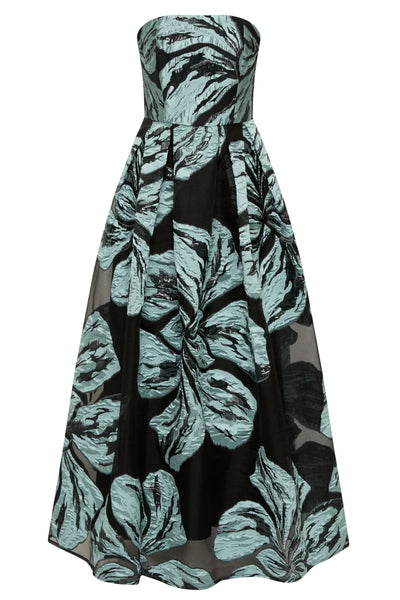 Bella Gown - Mint Black