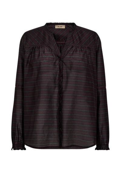 Benedetta Silky Shirt - Fudge