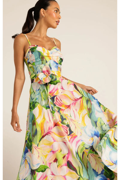 Camille Maxi Dress - Watercolour Floral