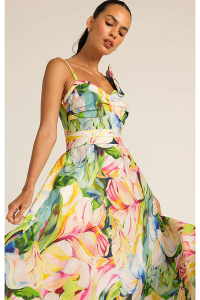 Camille Maxi Dress - Watercolour Floral