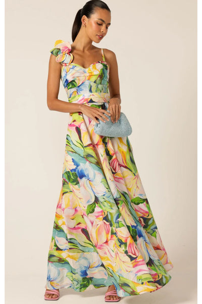 Camille Maxi Dress - Watercolour Floral