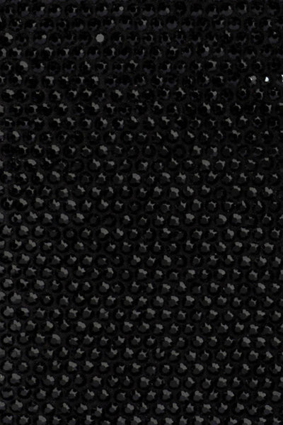 Cara Crystal Envelope Clutch - Black