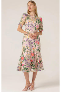 Cardelina Dress - Lavender Pink Floral