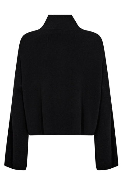 Cardi Zip Cardigan - Black